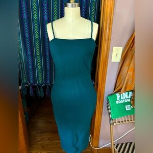 Size large lulu body con cocktail dress in teal